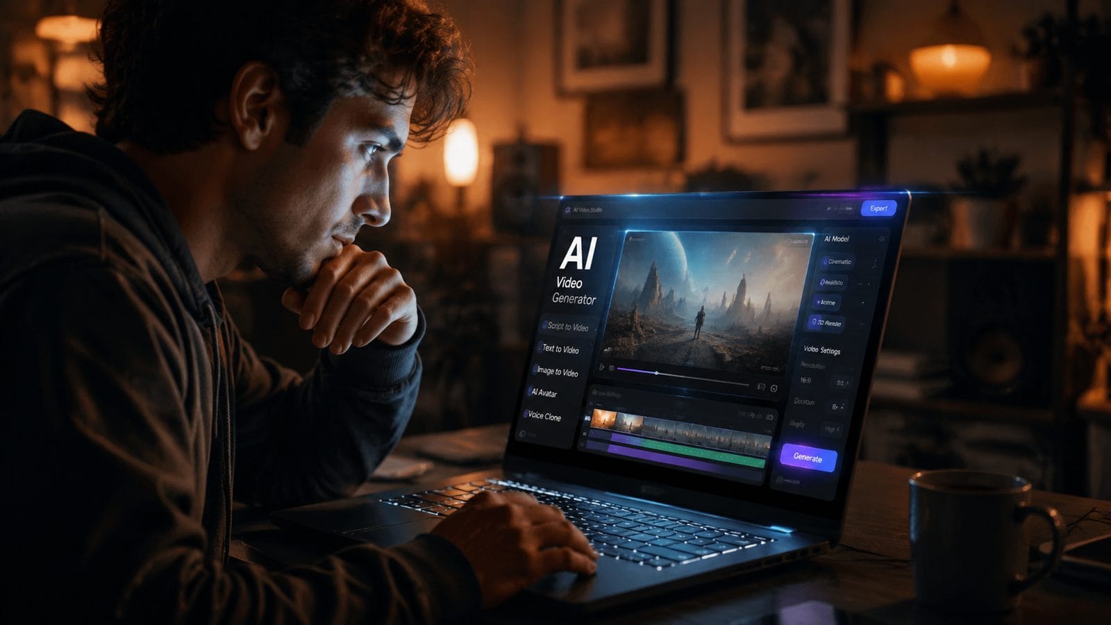 Illustration: best ai video tools for content marketing