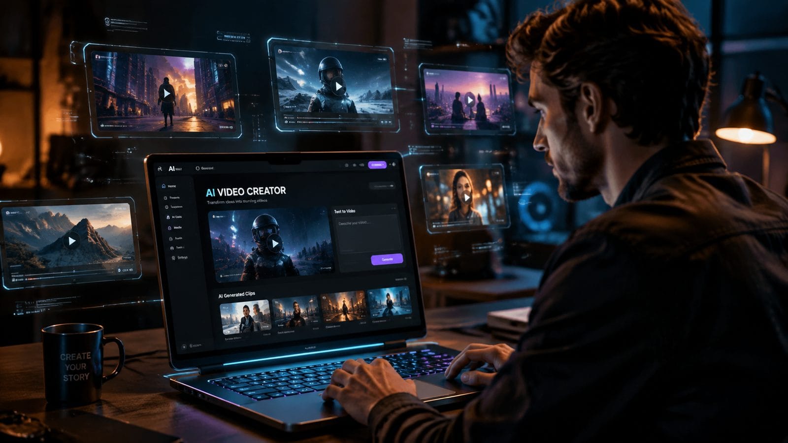 Illustration: ai video creator no subscription needed