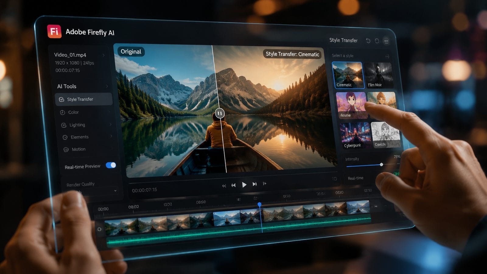 Illustration: adobe firefly ai video features