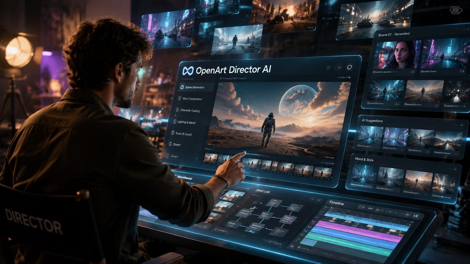 Illustration: openart director ai video creator