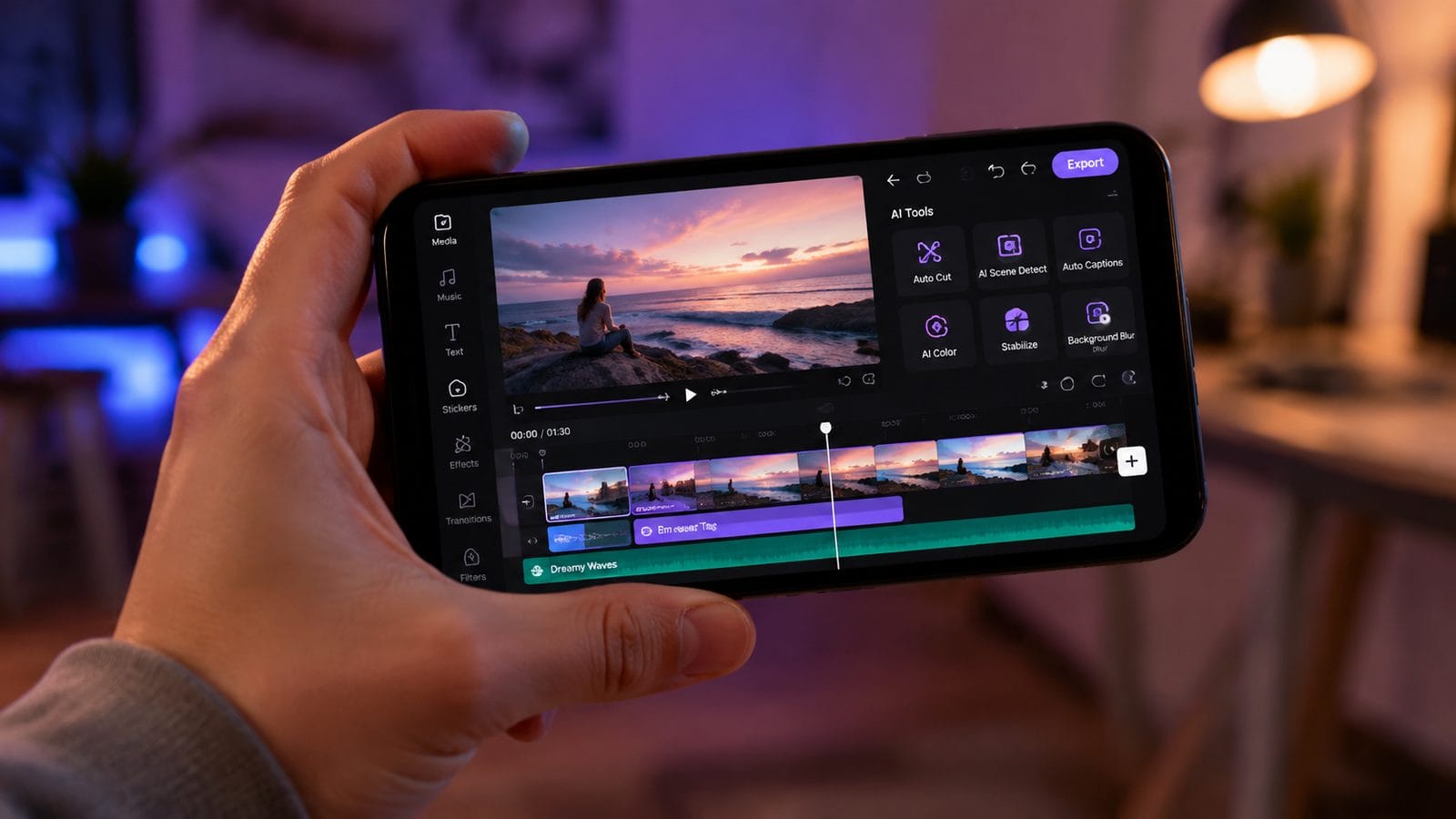 Illustration: best mobile ai video editing app