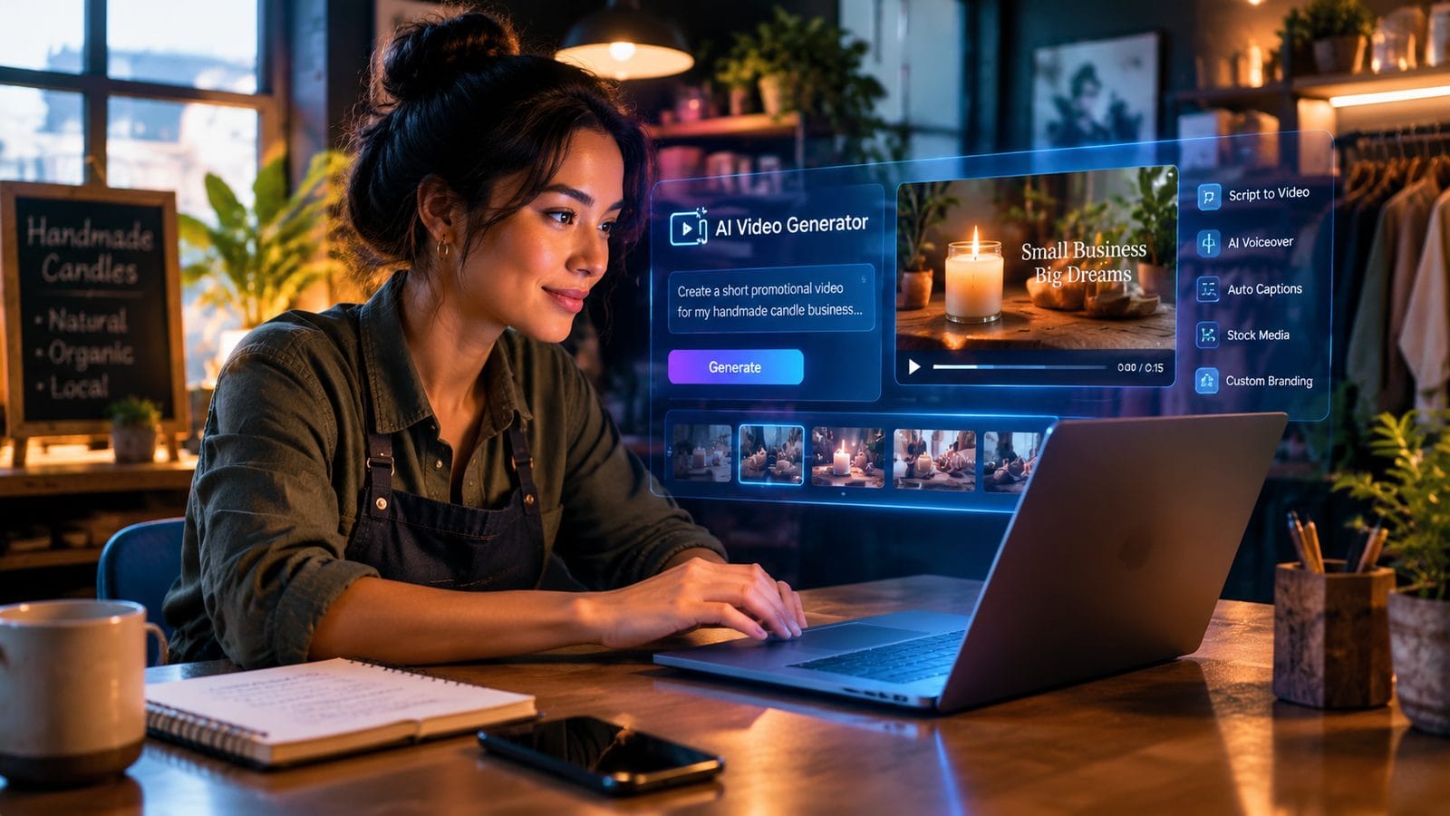 Illustration: ai video trends for small business owners