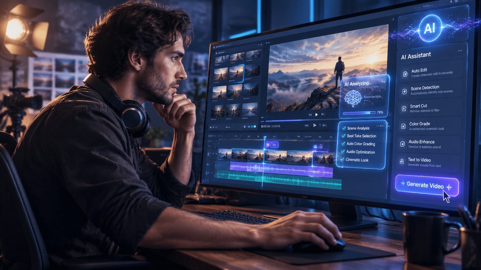 Illustration: top 10 ai video editing features 2026