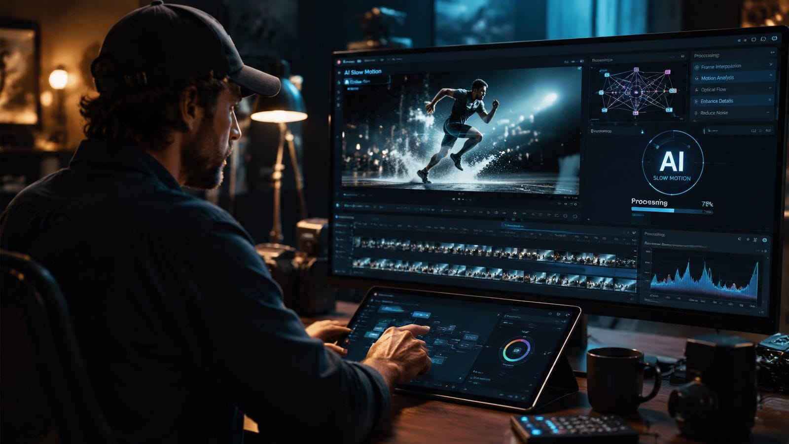 Illustration: ai video editing tools for slow motion