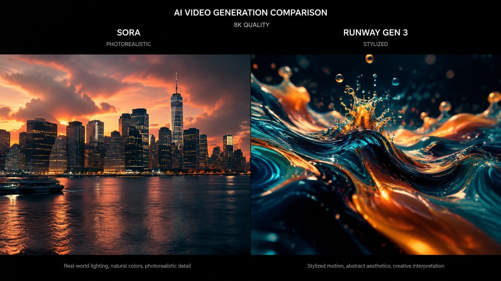 Illustration: sora vs runaway gen 3 comparison