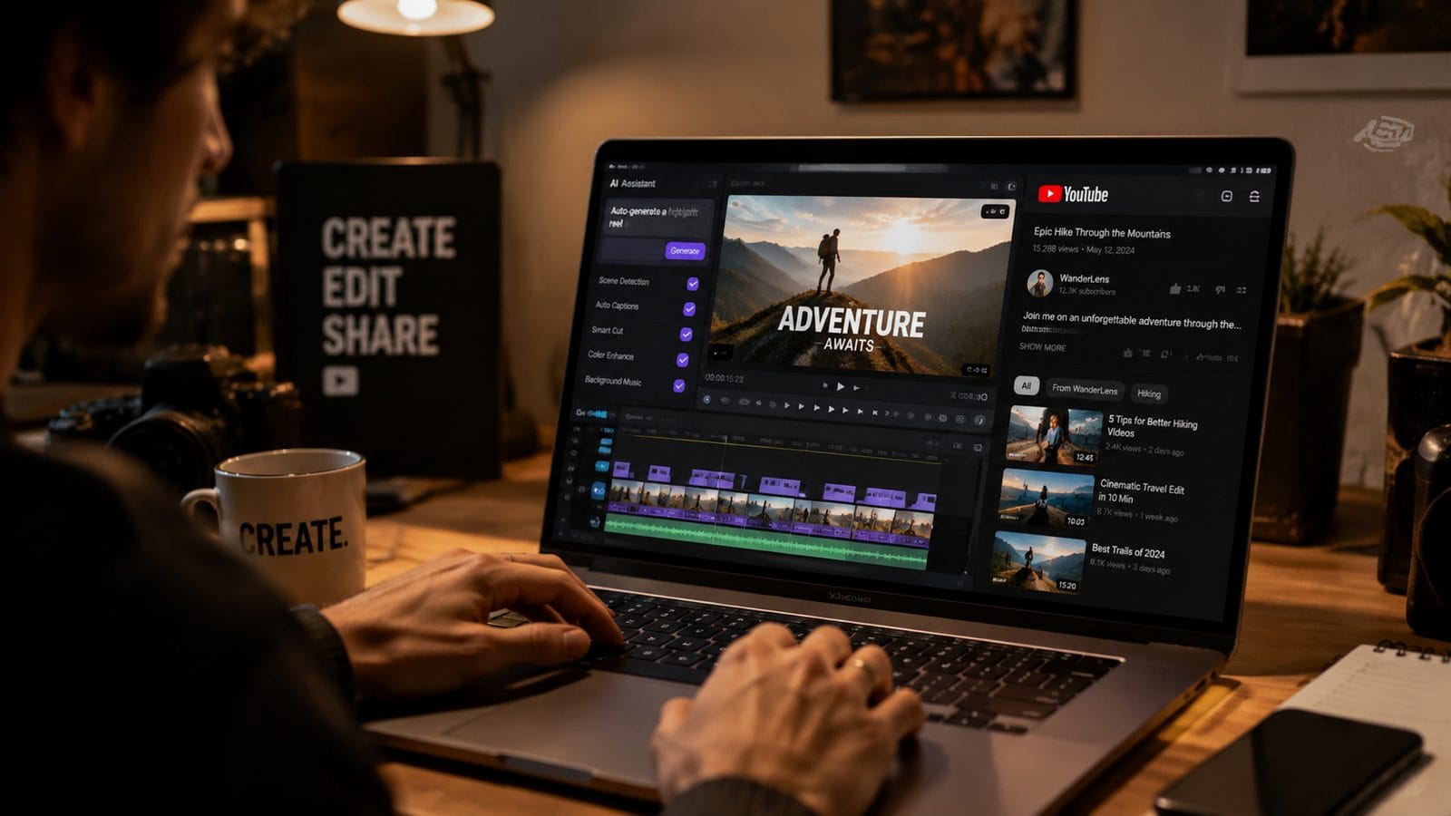 Illustration: best ai tools for youtube video editing 2026