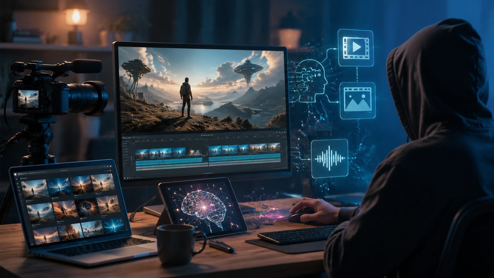 Illustration: how to create faceless videos with ai