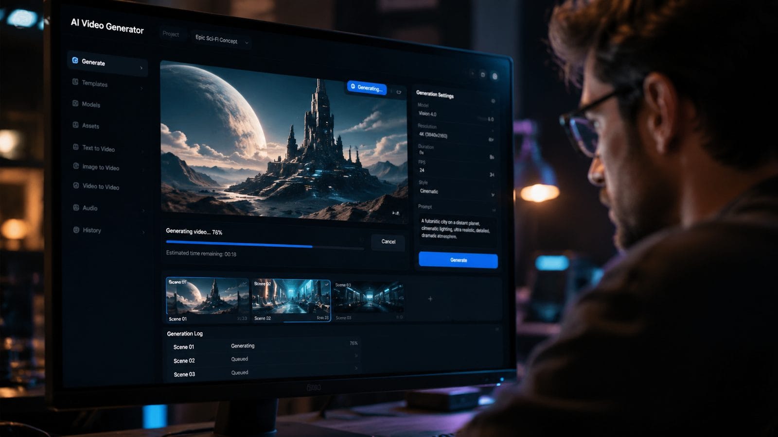 Illustration: ai voiceover and video generator
