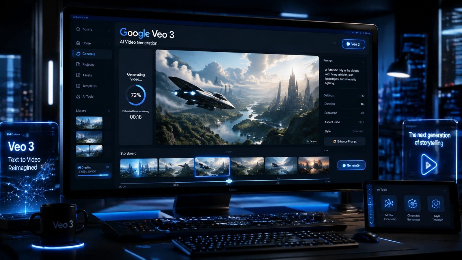 Illustration: google veo 3 video generation
