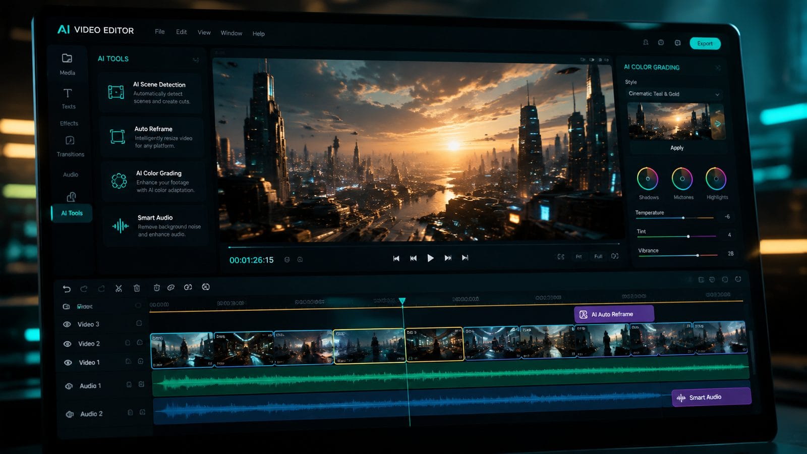 Illustration: premium ai video editing tools