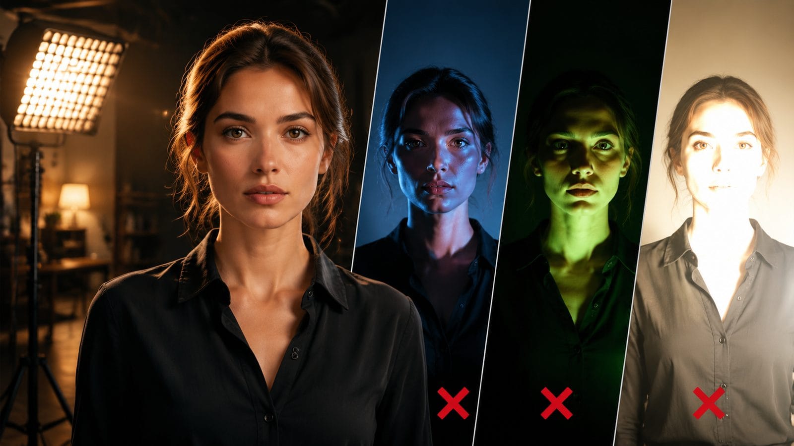 Illustration: lighting mistakes in ai avatar videos