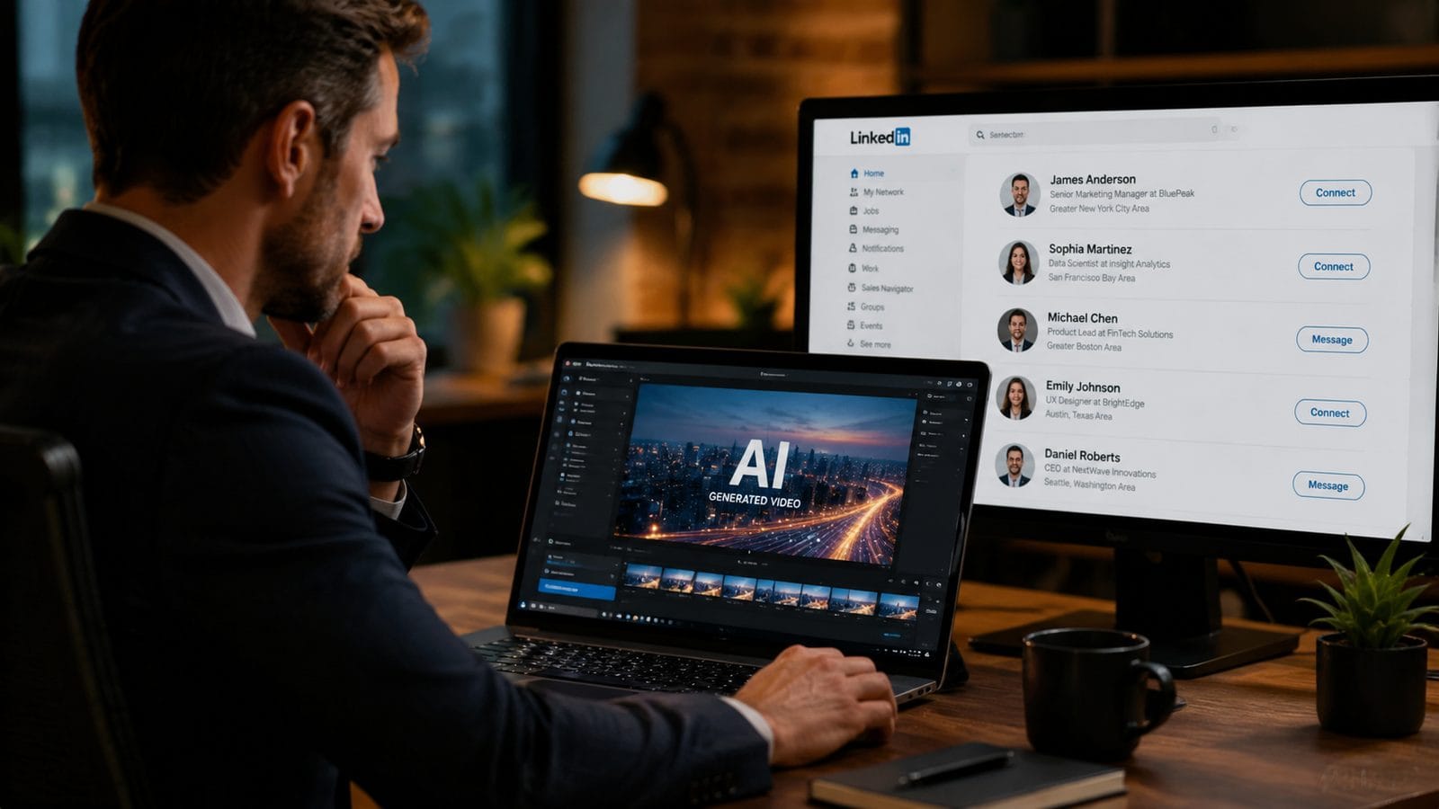 Illustration: best ai video generator for linkedin