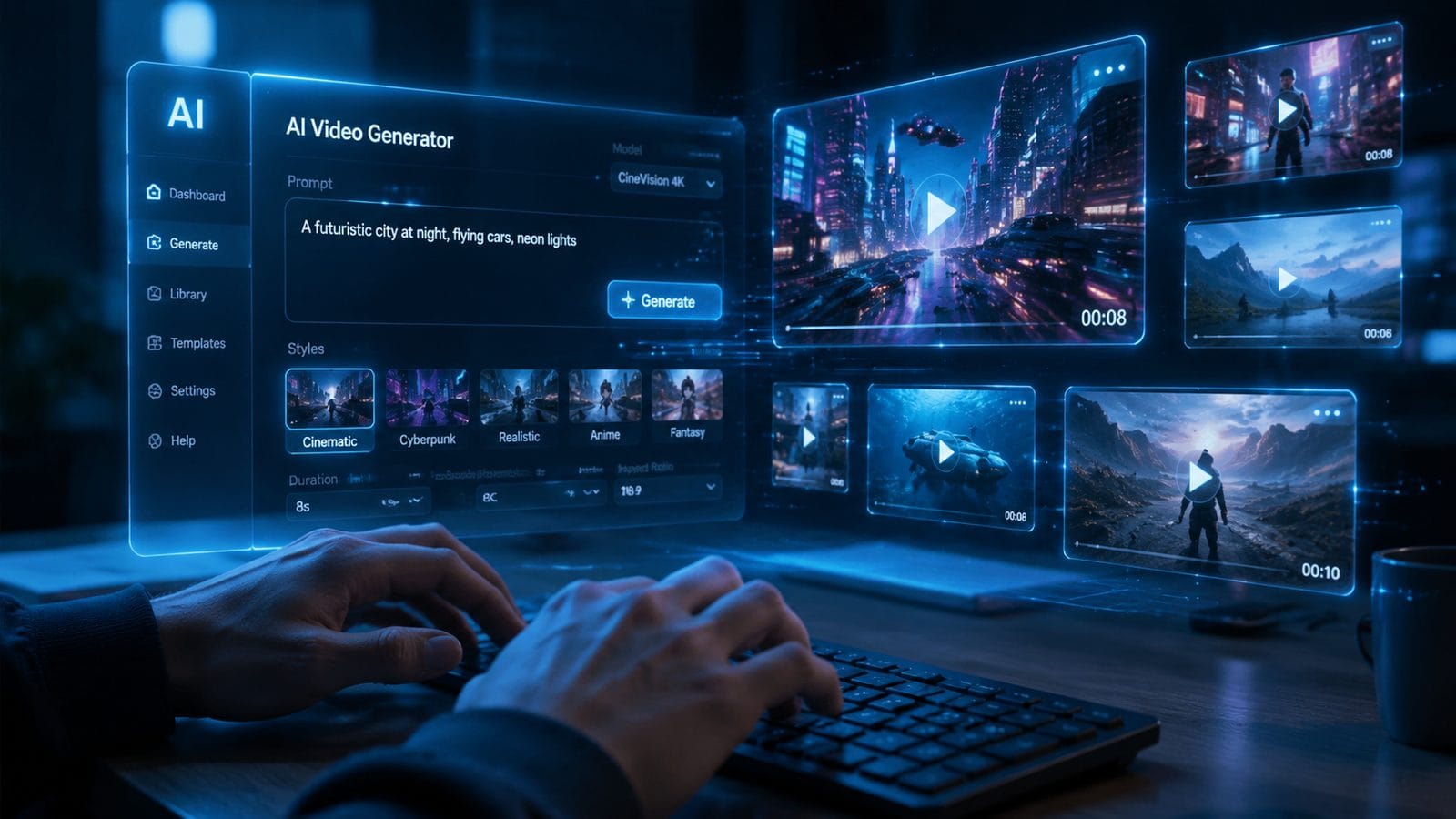 Illustration: how to prompt ai video generators