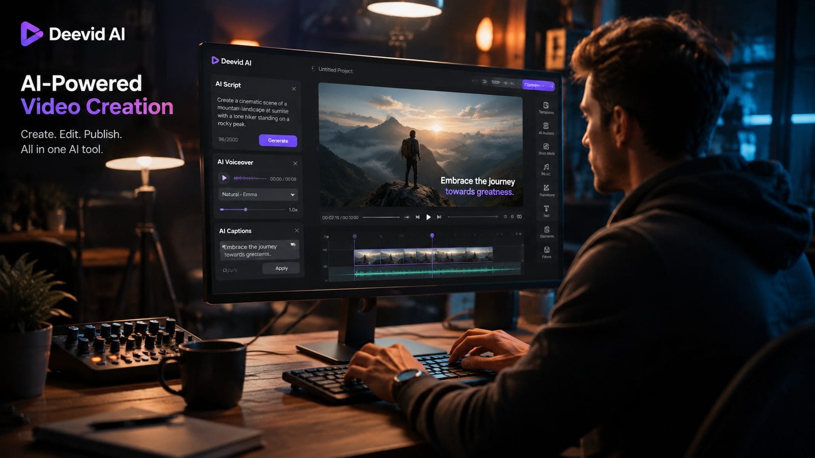 Illustration: deevid ai video agent workflow tutorial