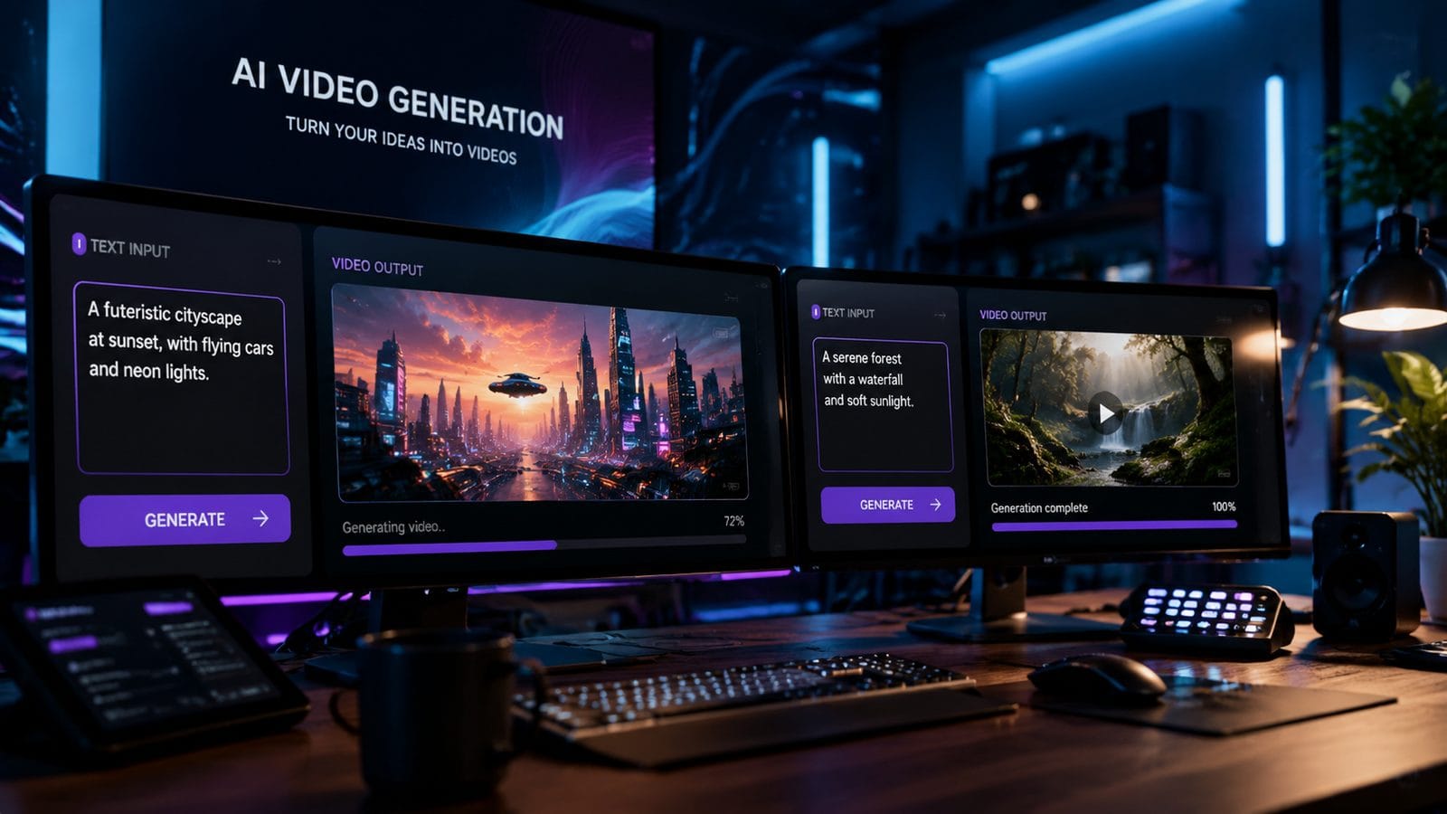Illustration: unlimited text to video ai plans