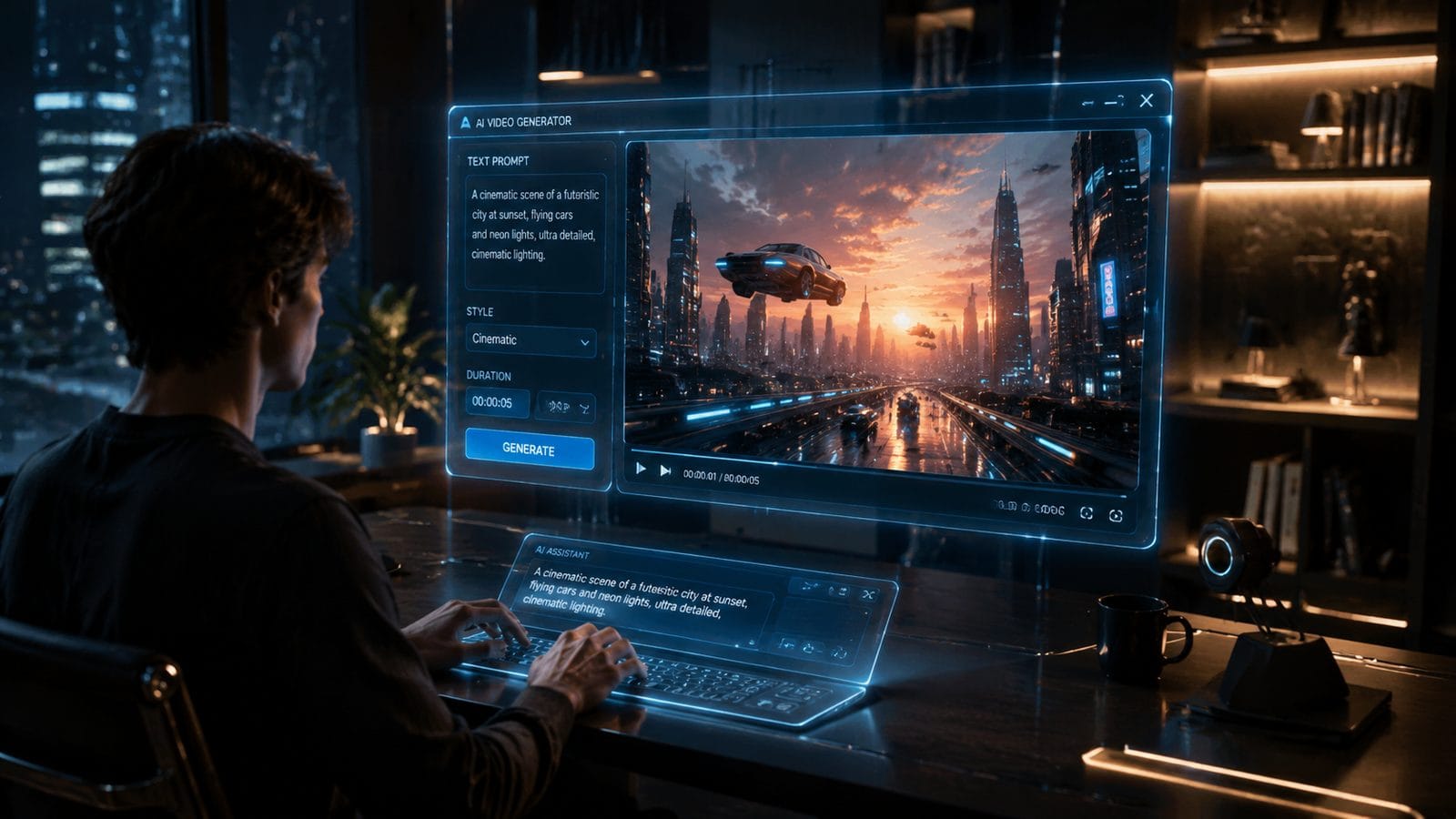 Illustration: rise of text-to-video technology 2026