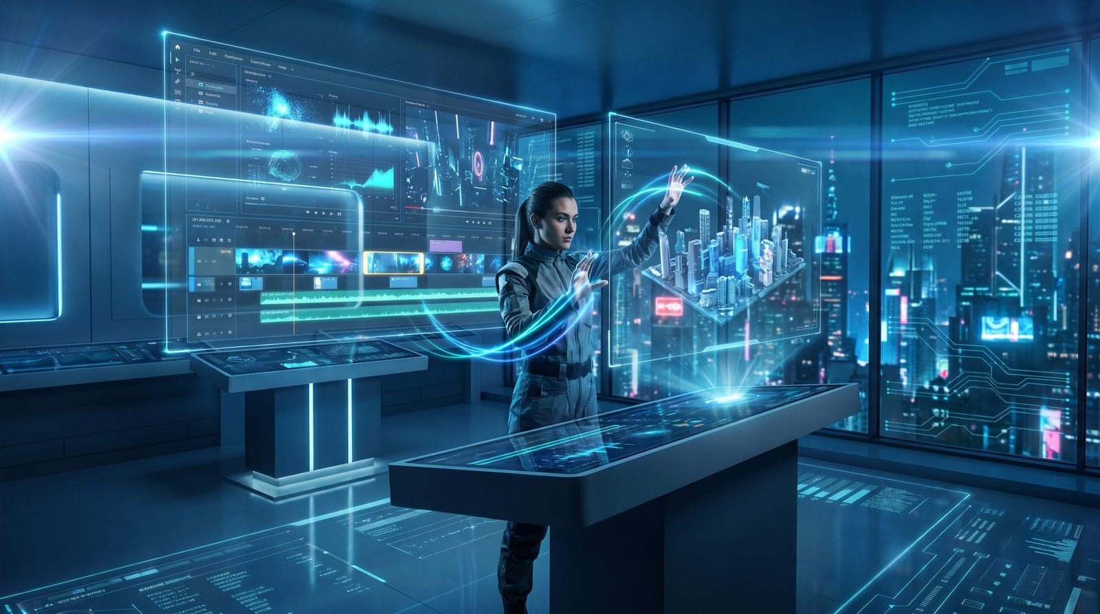 Illustration: future of ai video content creation