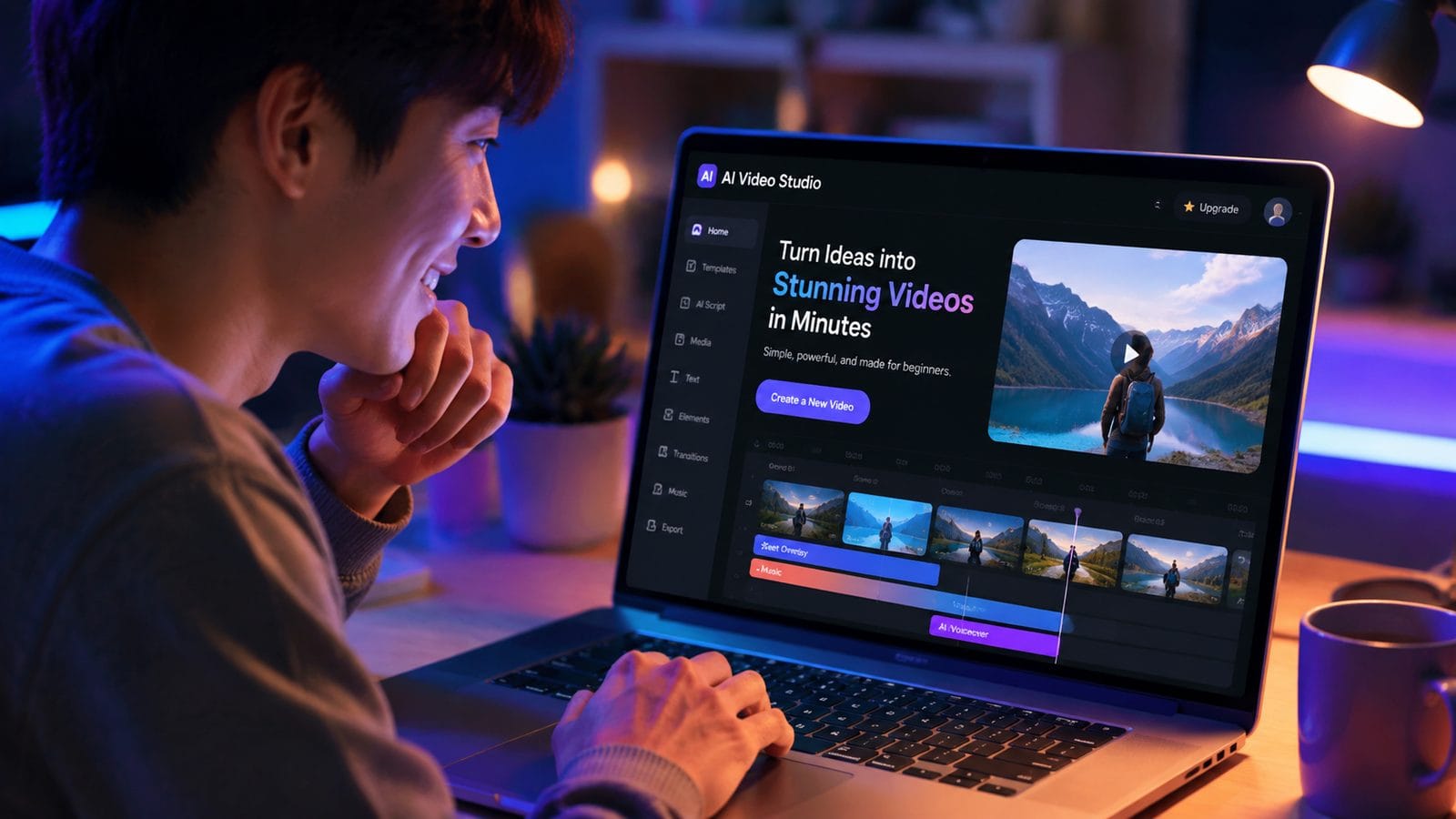 Illustration: best ai video tools for beginners