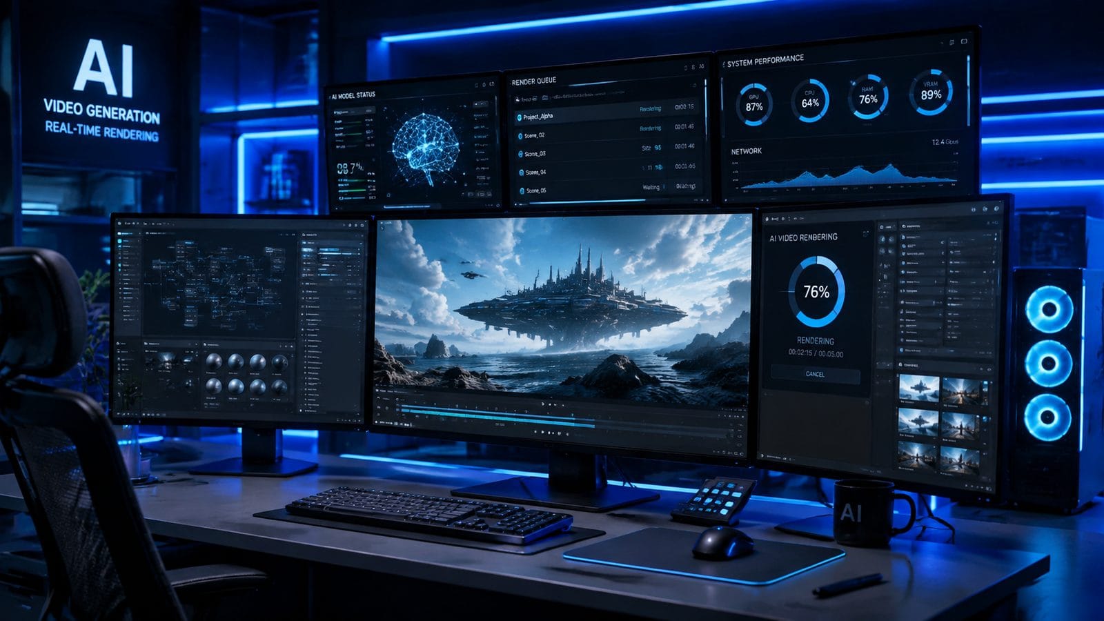 Illustration: professional ai video generation