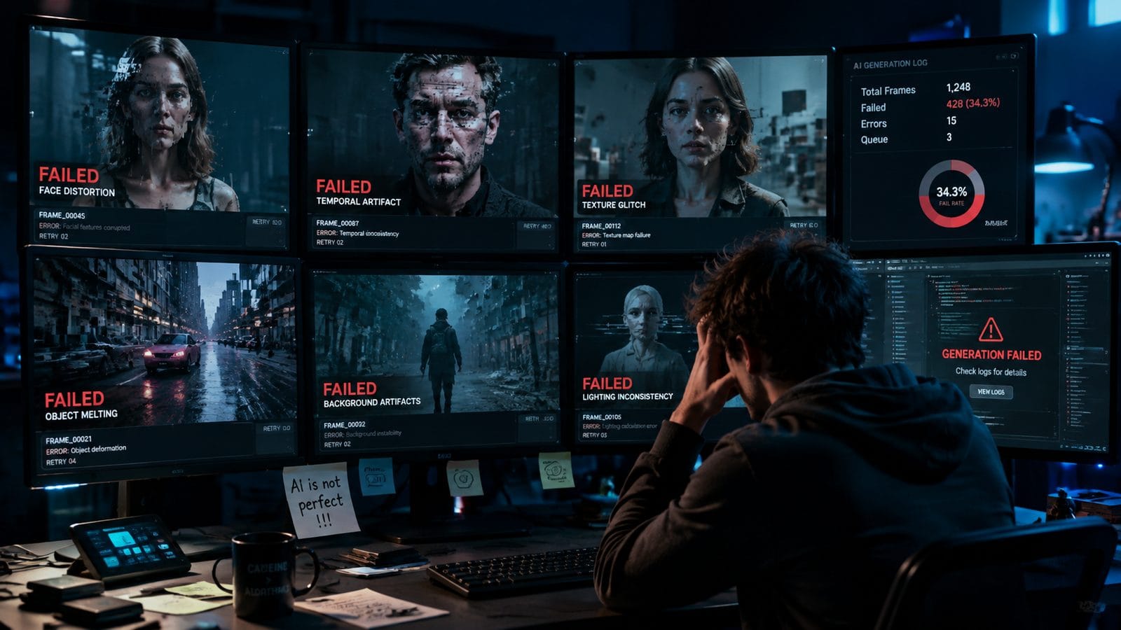 Illustration: why ai video rendering fails