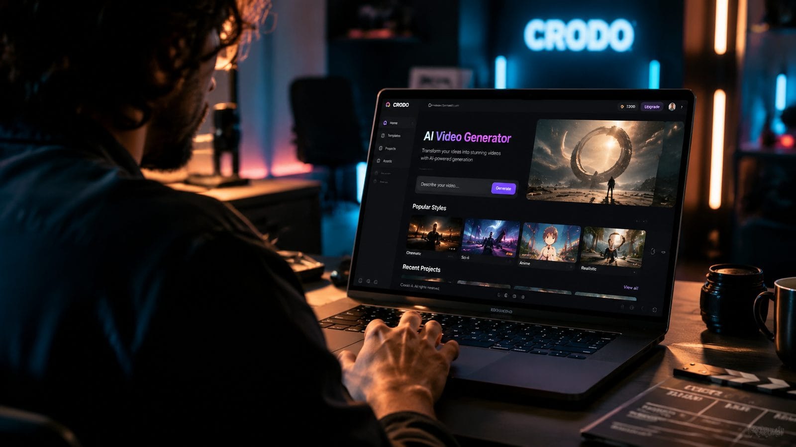 Illustration: crodo ai video generator