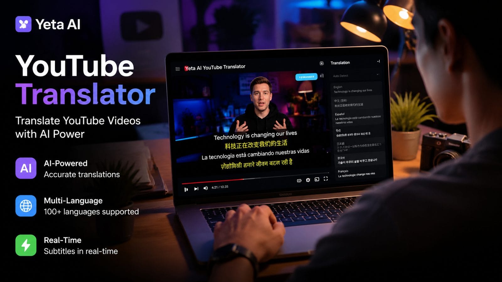 Illustration: yeta ai youtube translator review