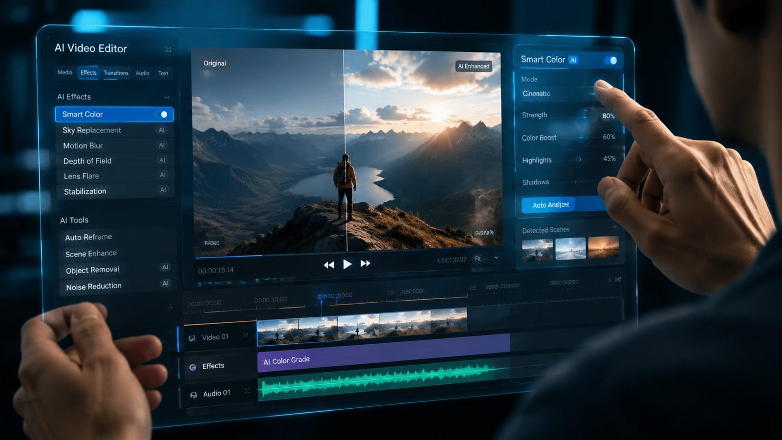 Illustration: professional ai video editing tools 2026