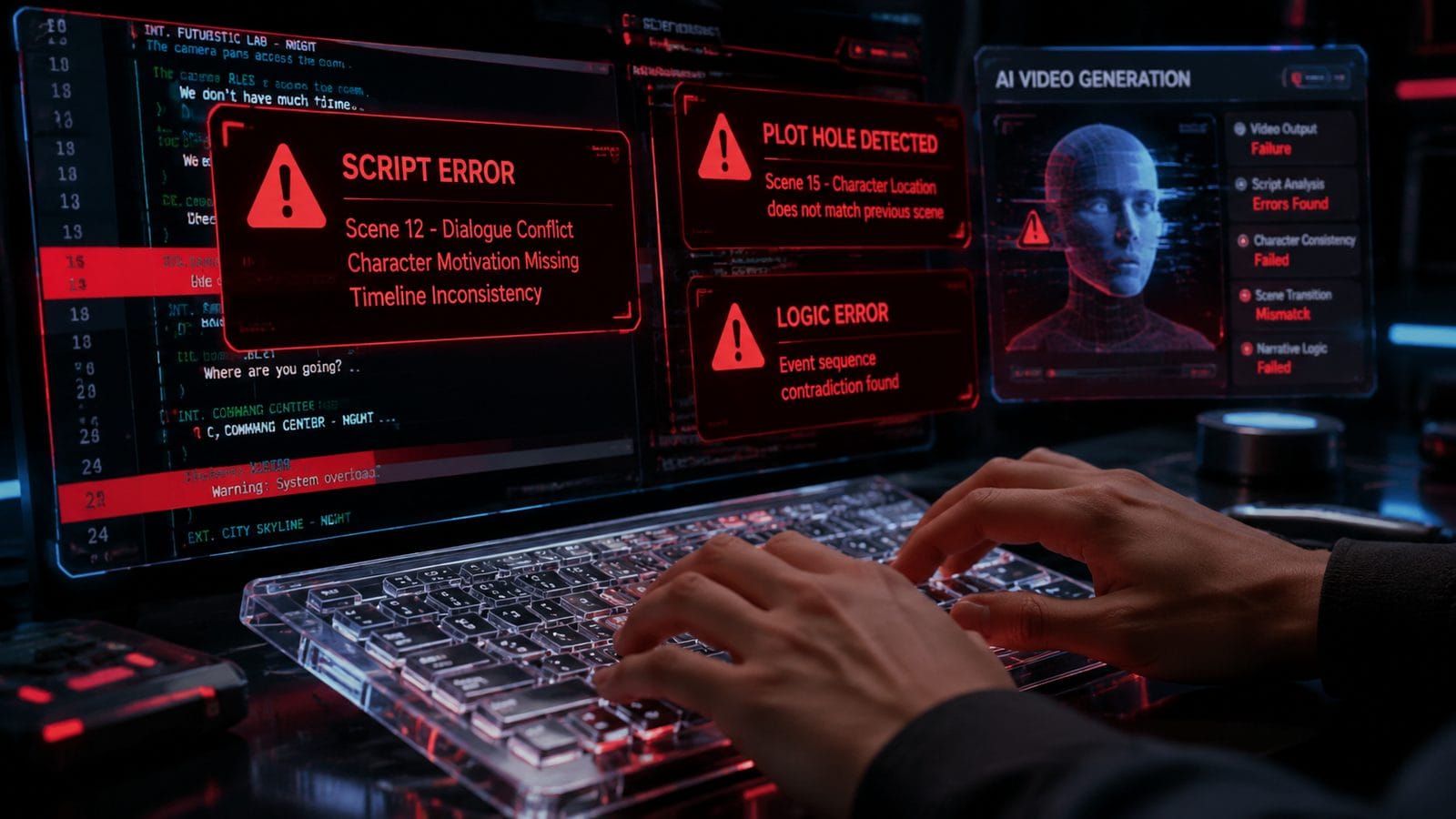 Illustration: common mistakes in ai video script writing