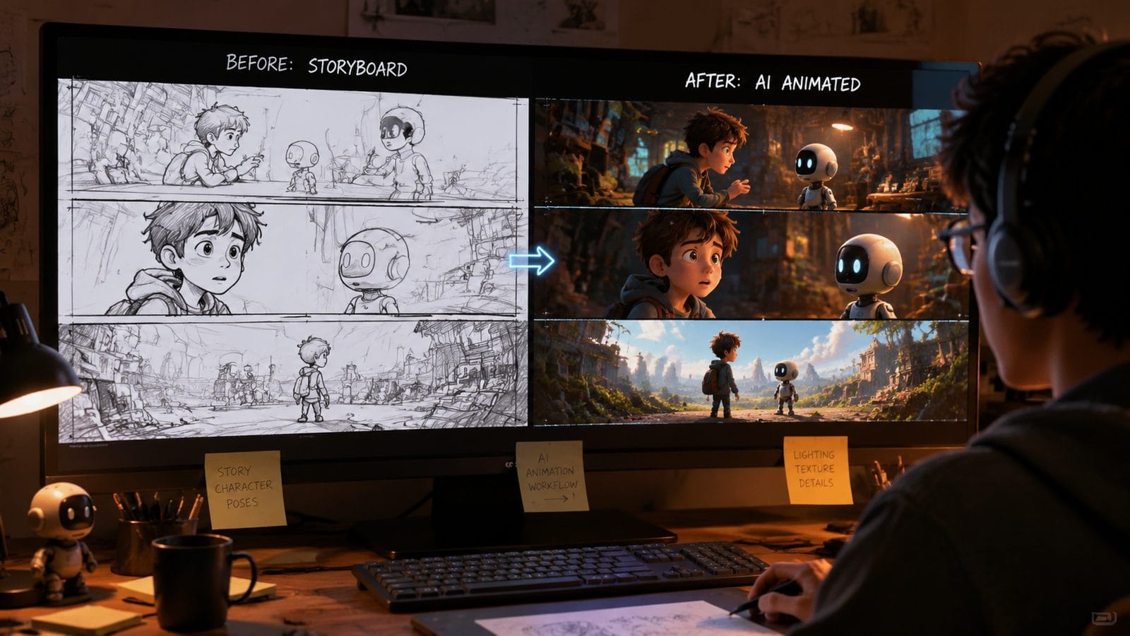 ai animation tools for content creation workflow