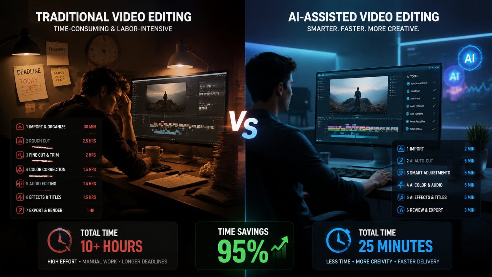 how ai changes video creation workflow