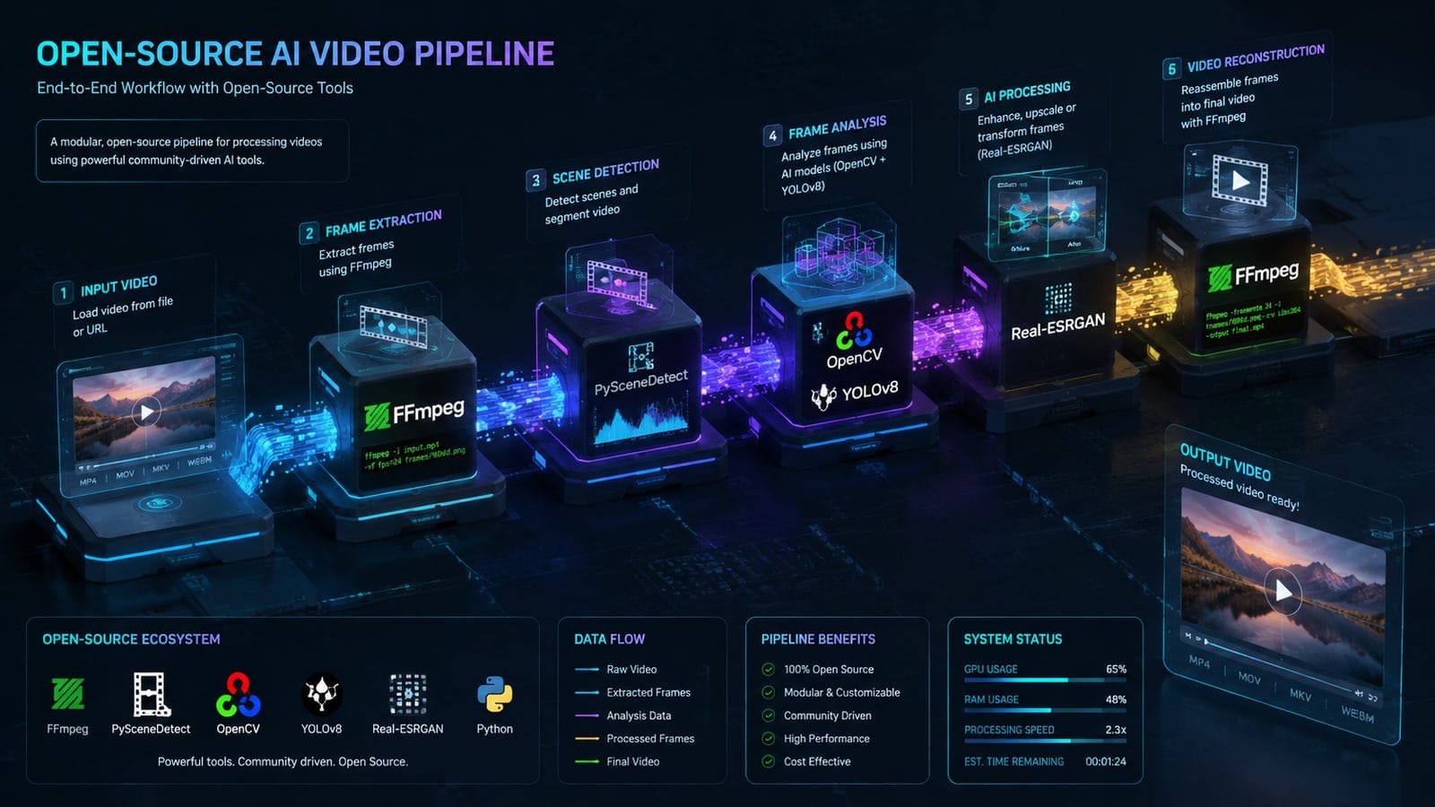 open-source alternatives to commercial ai video workflow