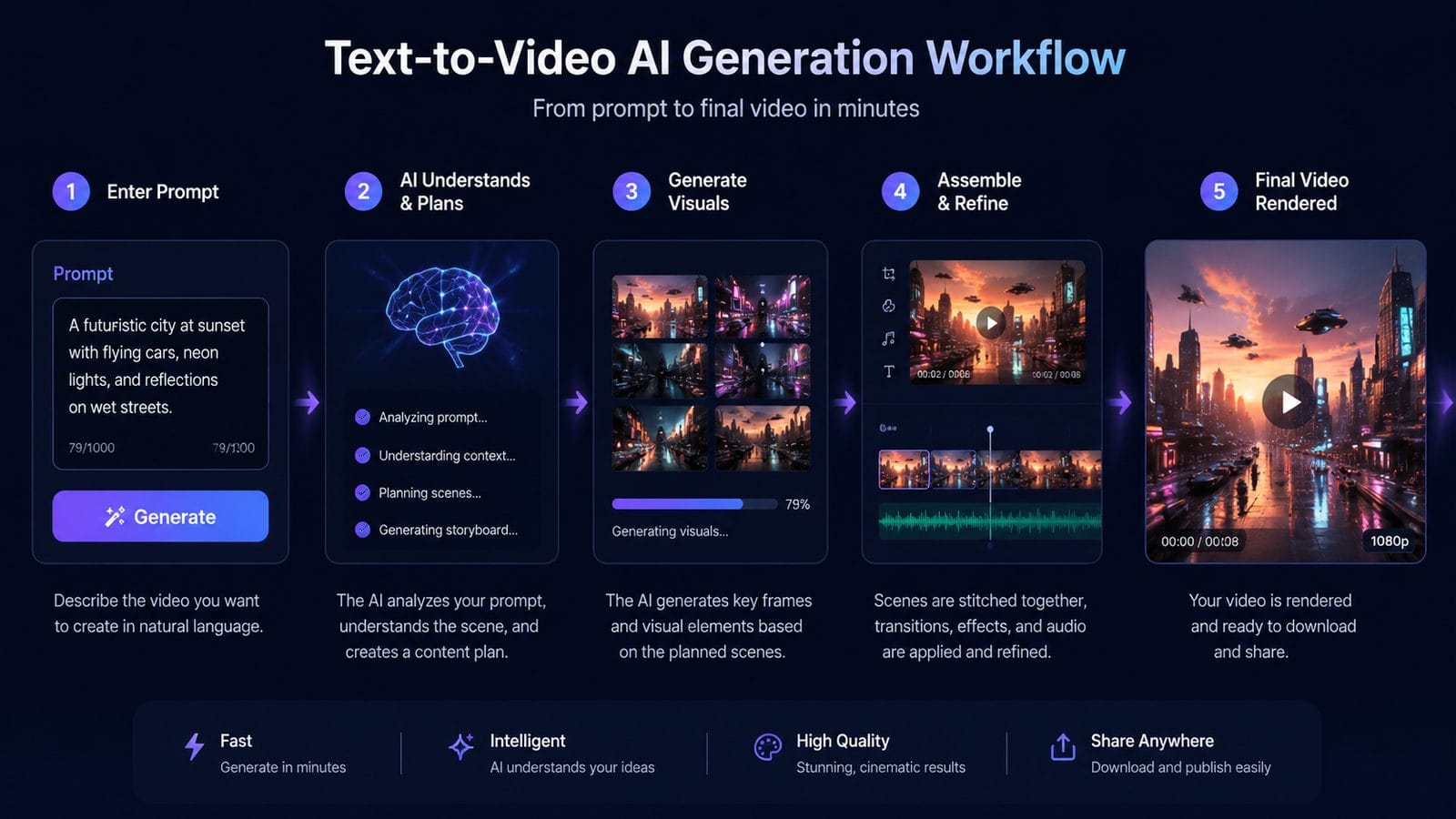 rise of text to video ai workflow