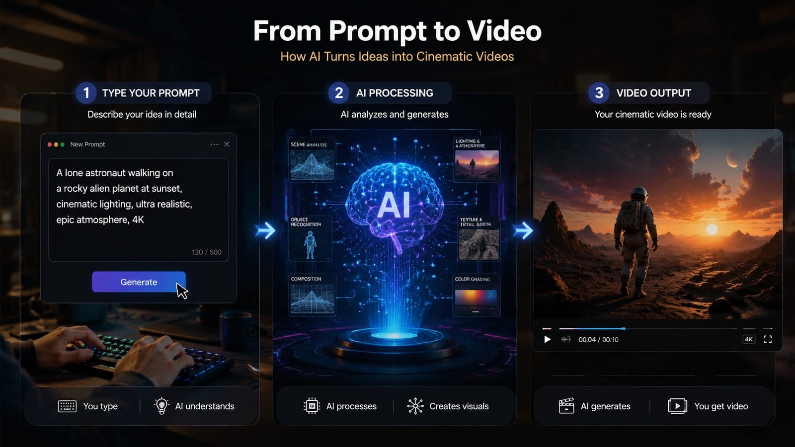 midjourney video ai from text workflow