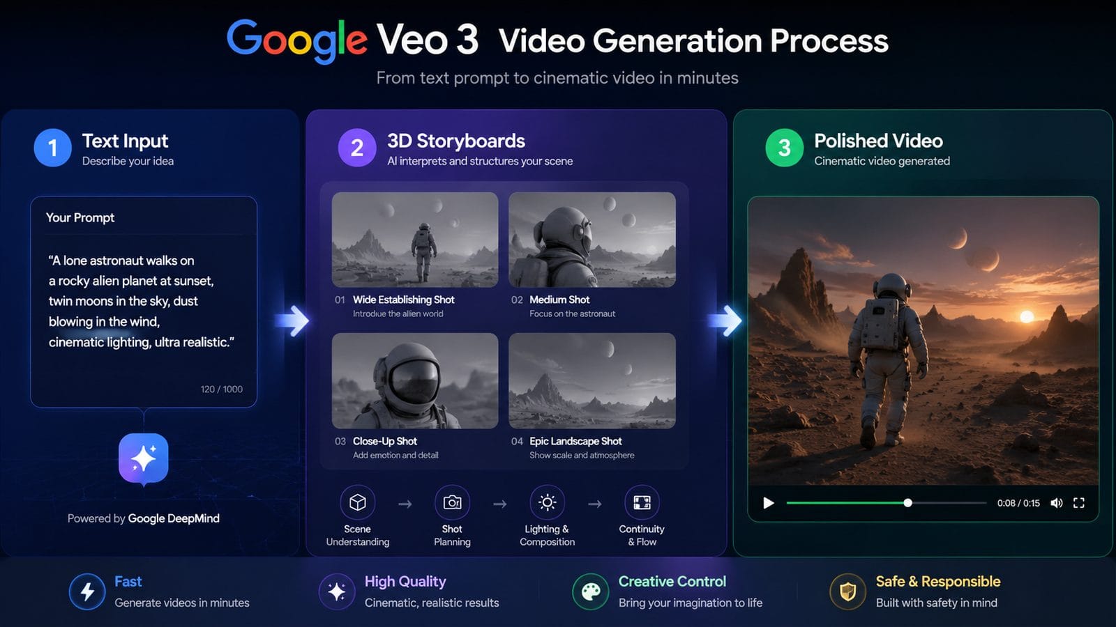 google veo 3 video generation workflow