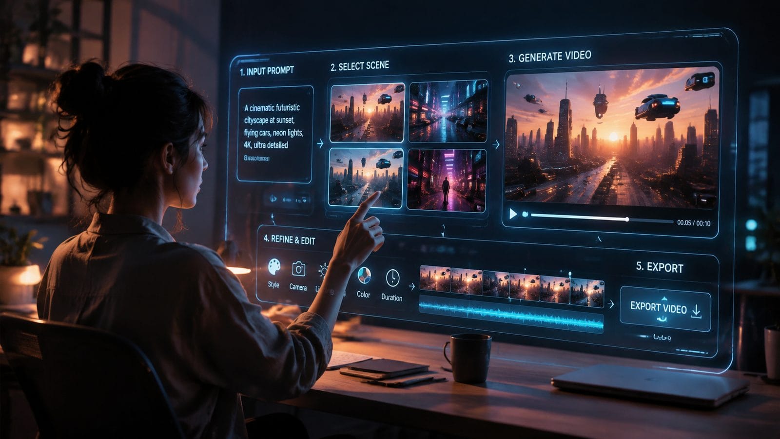 google new ai video model workflow