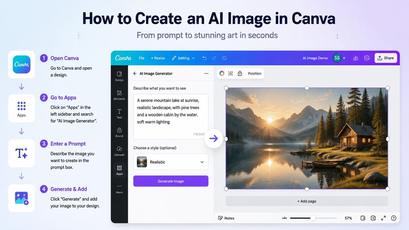 Canva AI image generator review 2026 workflow