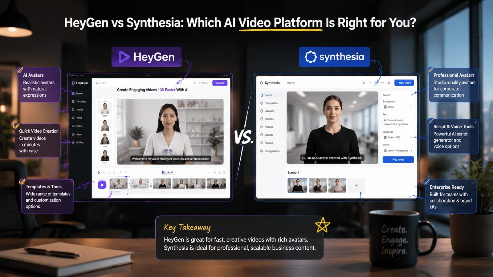 heygen vs synthesia for business workflow