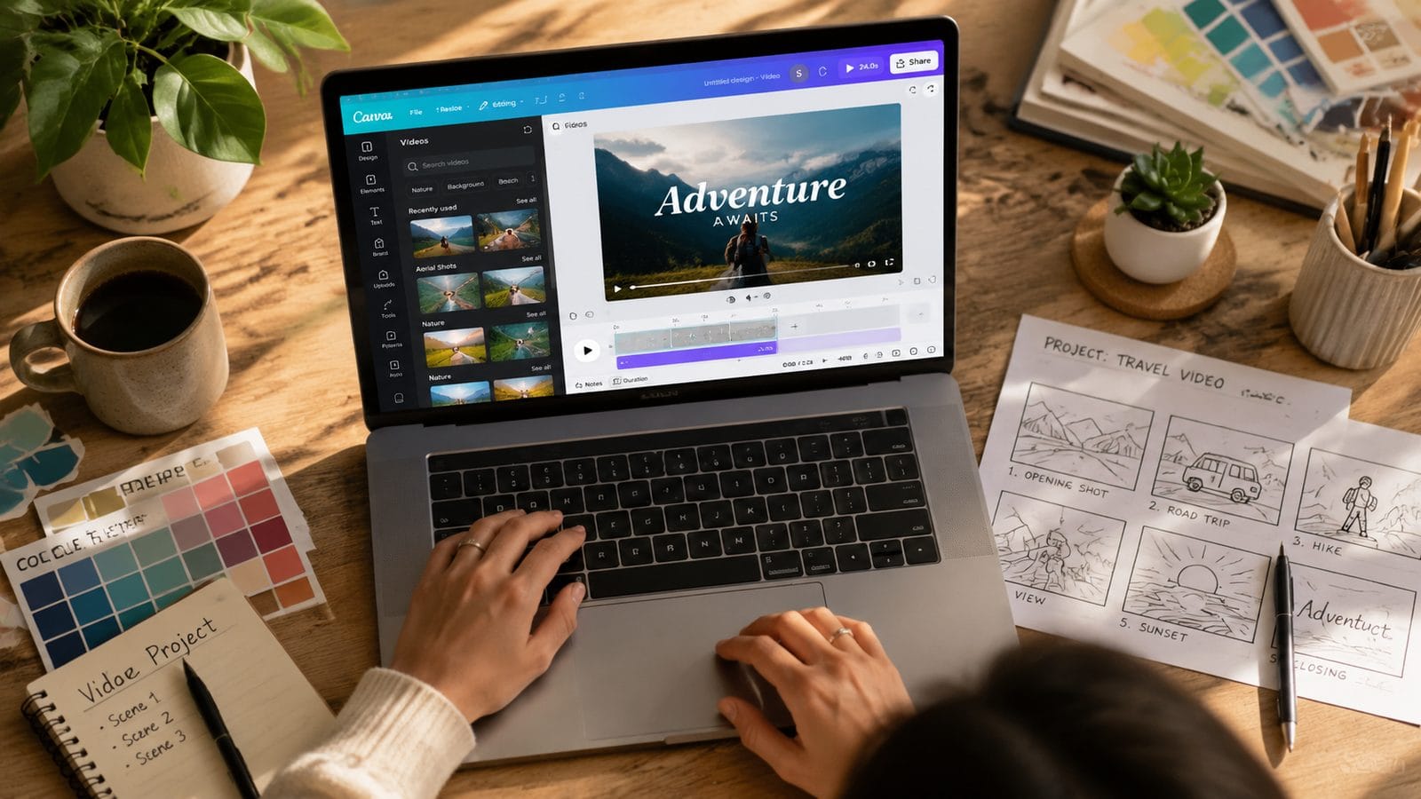 ai video generator vs canva video editor workflow