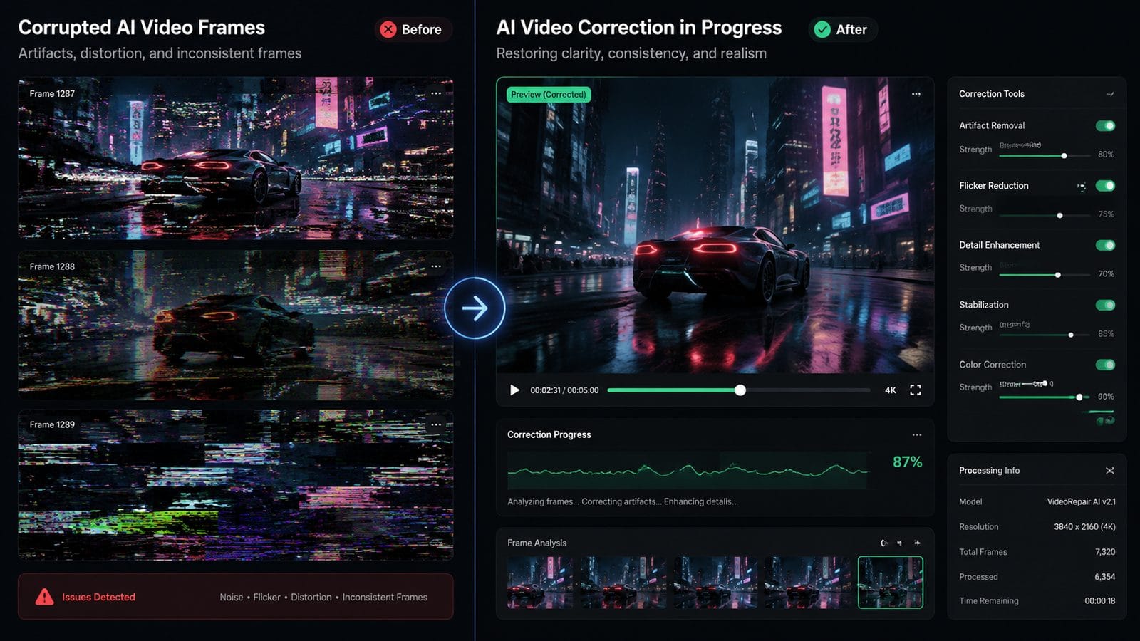 common ai video rendering issues workflow