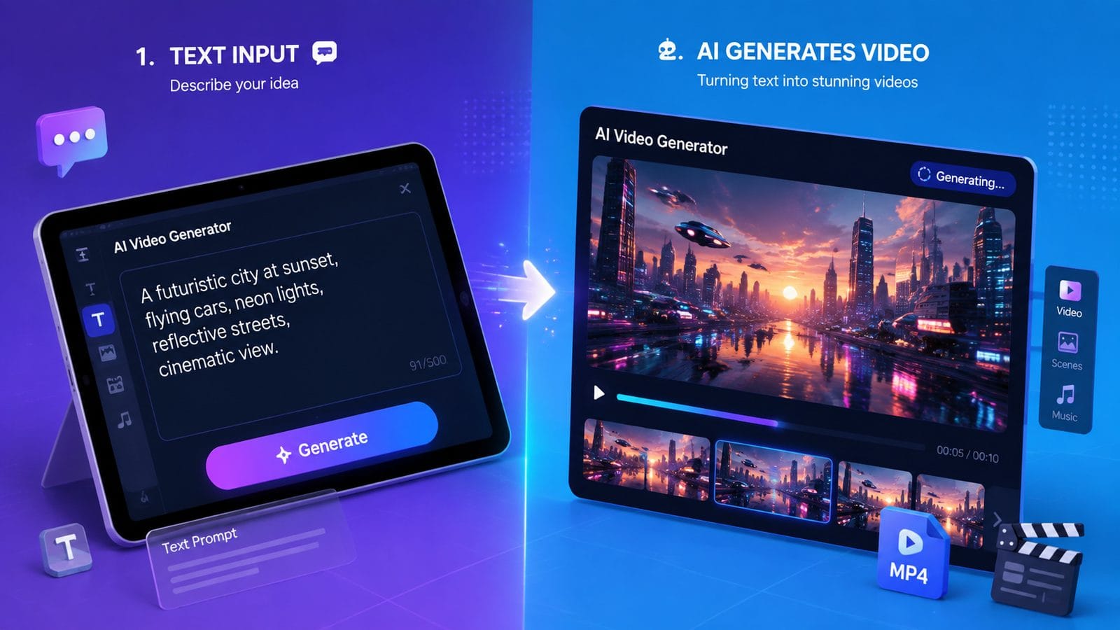 compare text to video ai pricing workflow