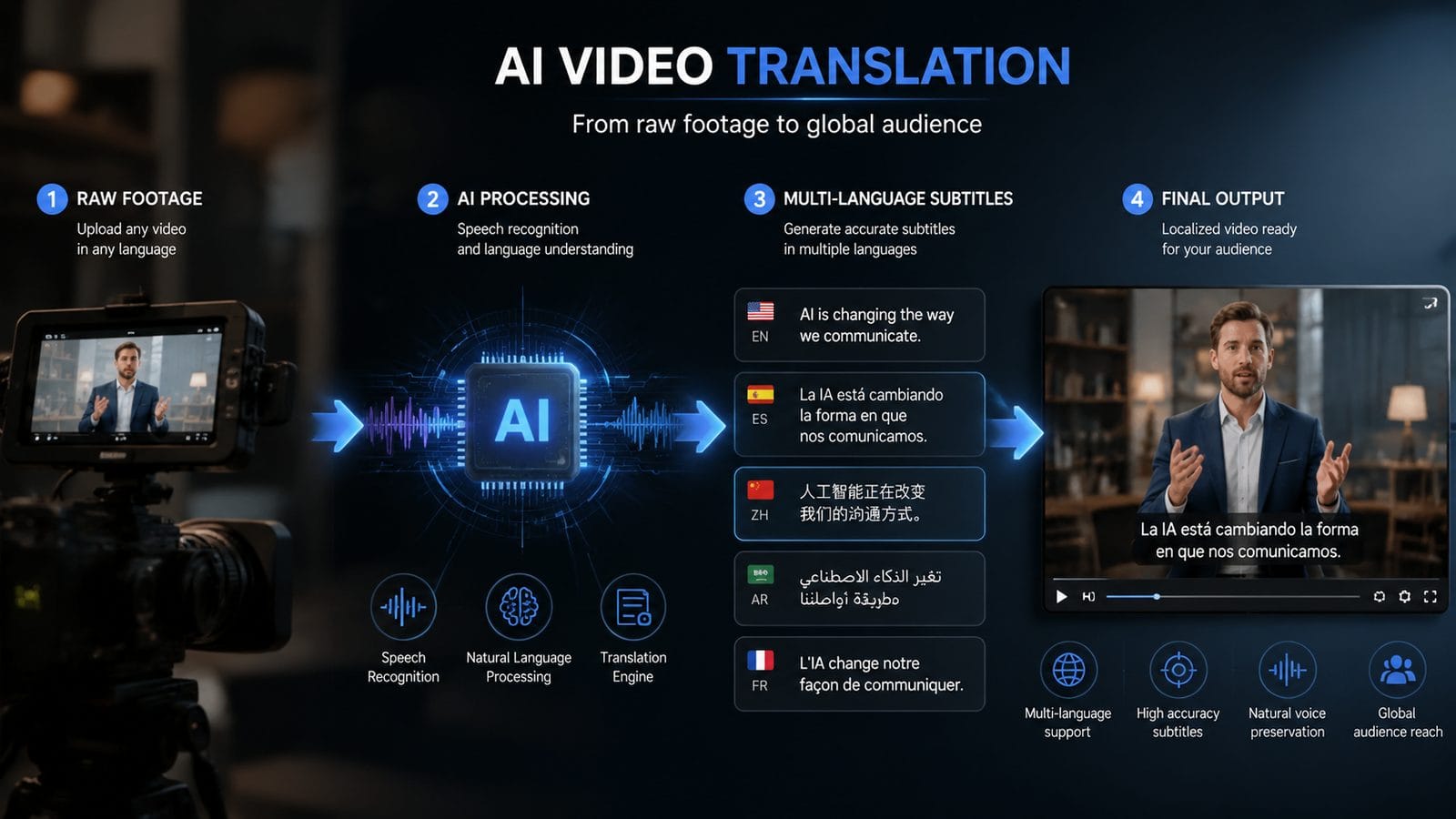 best ai translation for video content workflow