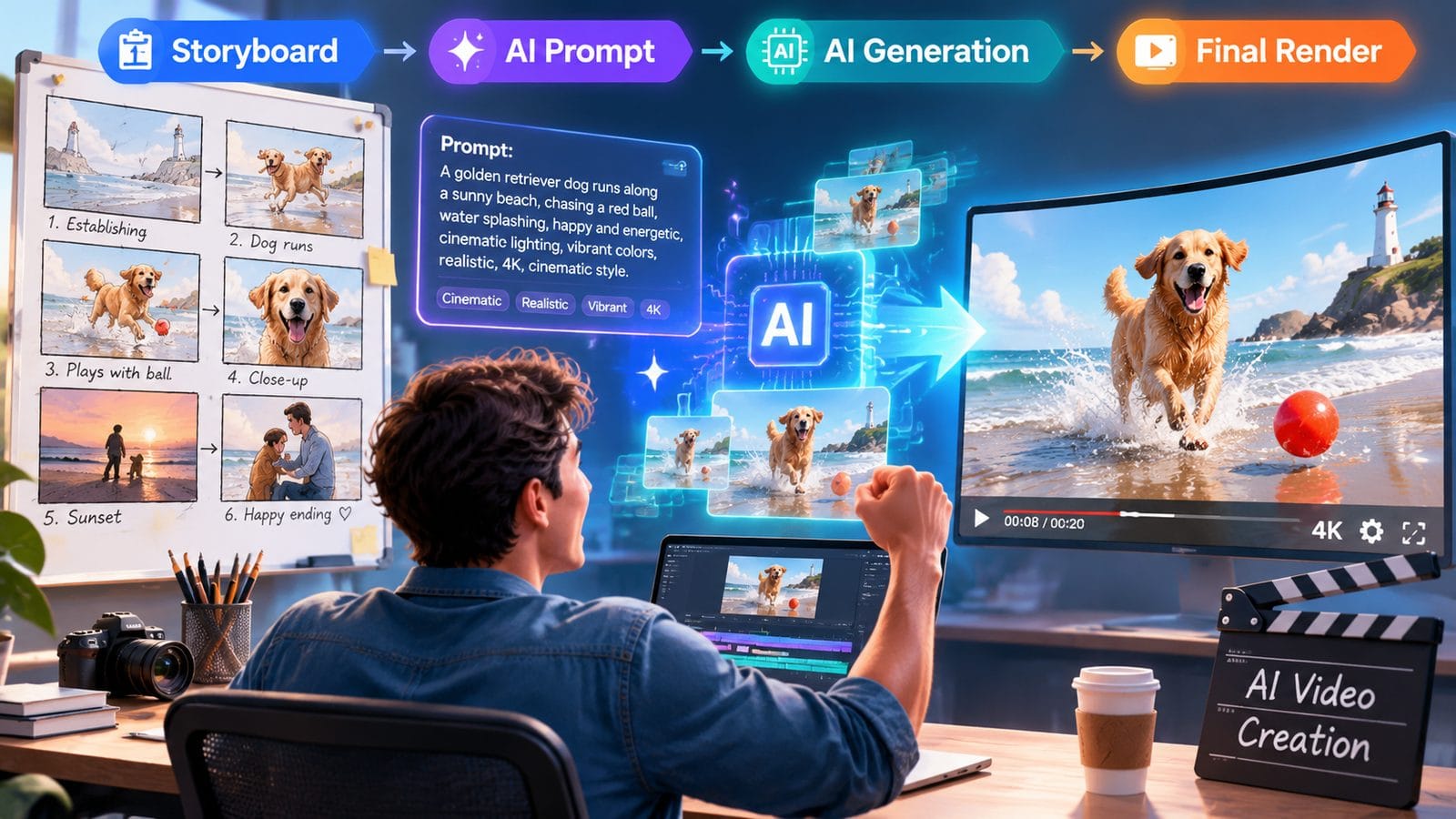 best ai video tools for content marketing workflow