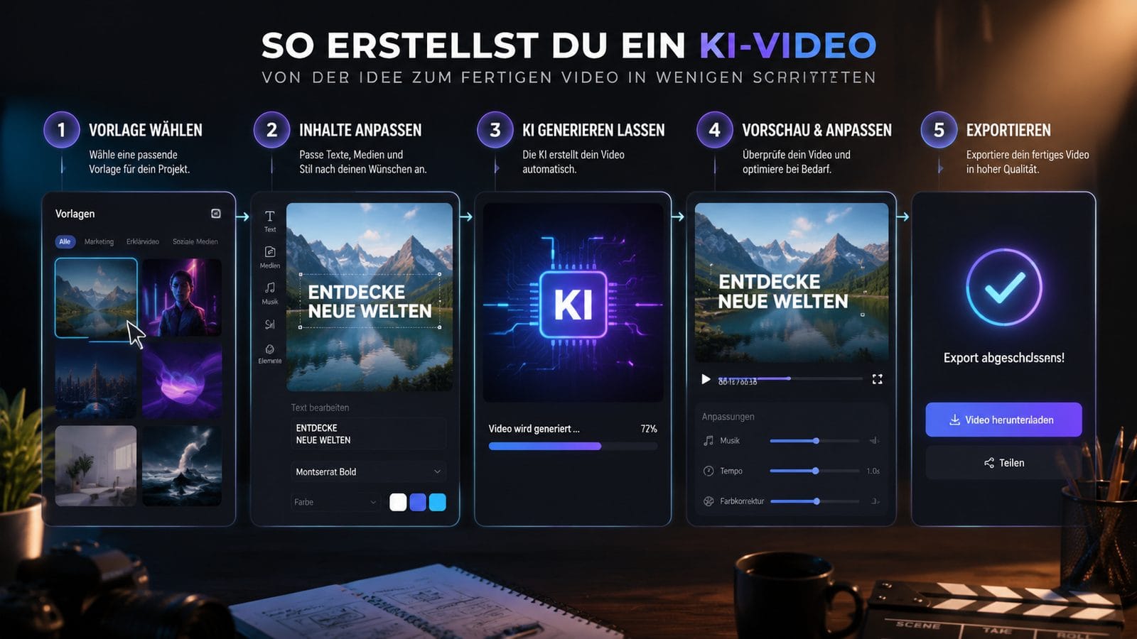 free ai video maker without watermark 2026 workflow