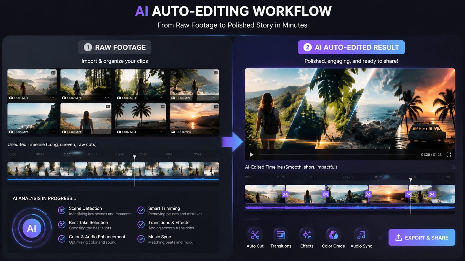 best ai video editing apps 2026 workflow