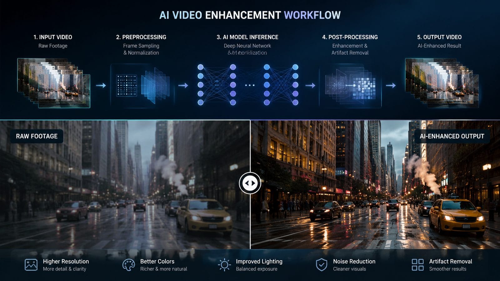 нейросеть видео онлайн бесплатно workflow