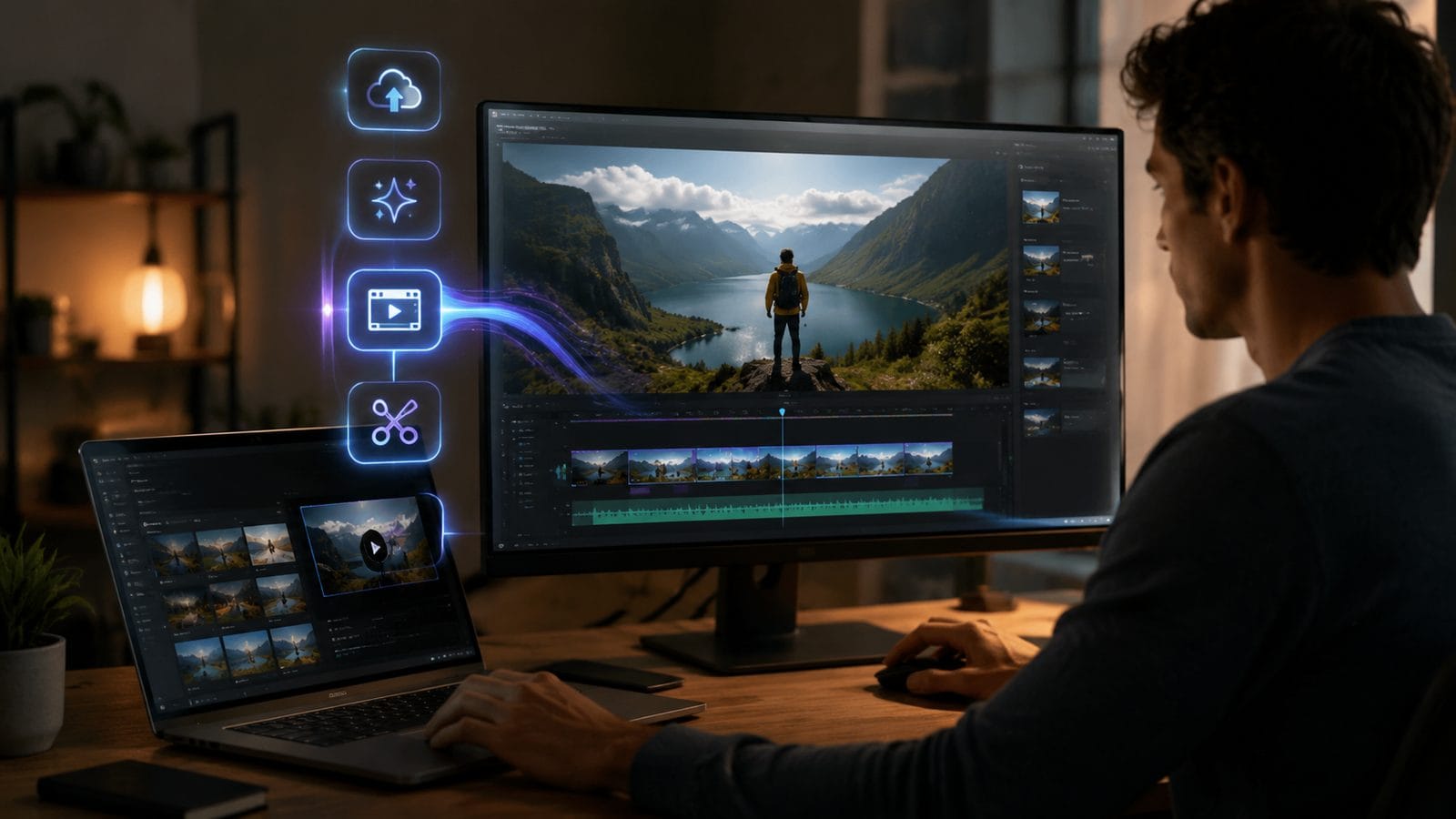google gemini ai video editing workflow