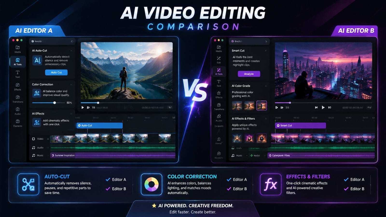 best affordable ai video editing tools workflow