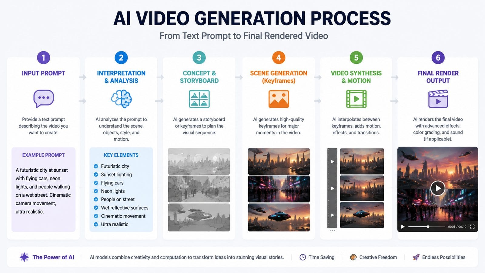 google ai video generation model workflow