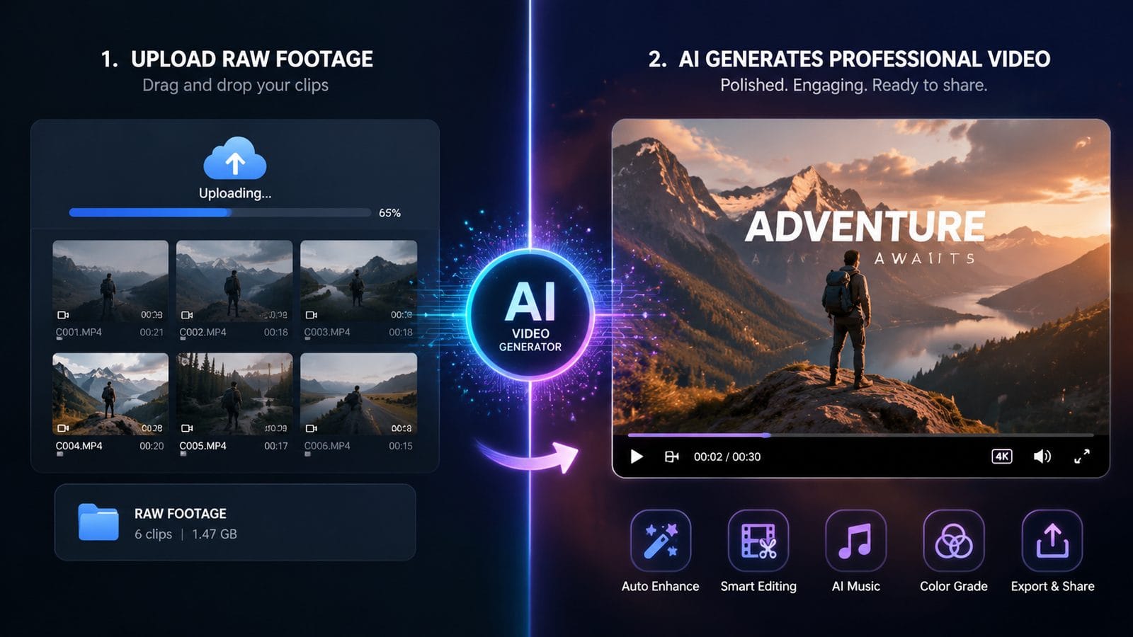 top rated free ai video generators workflow