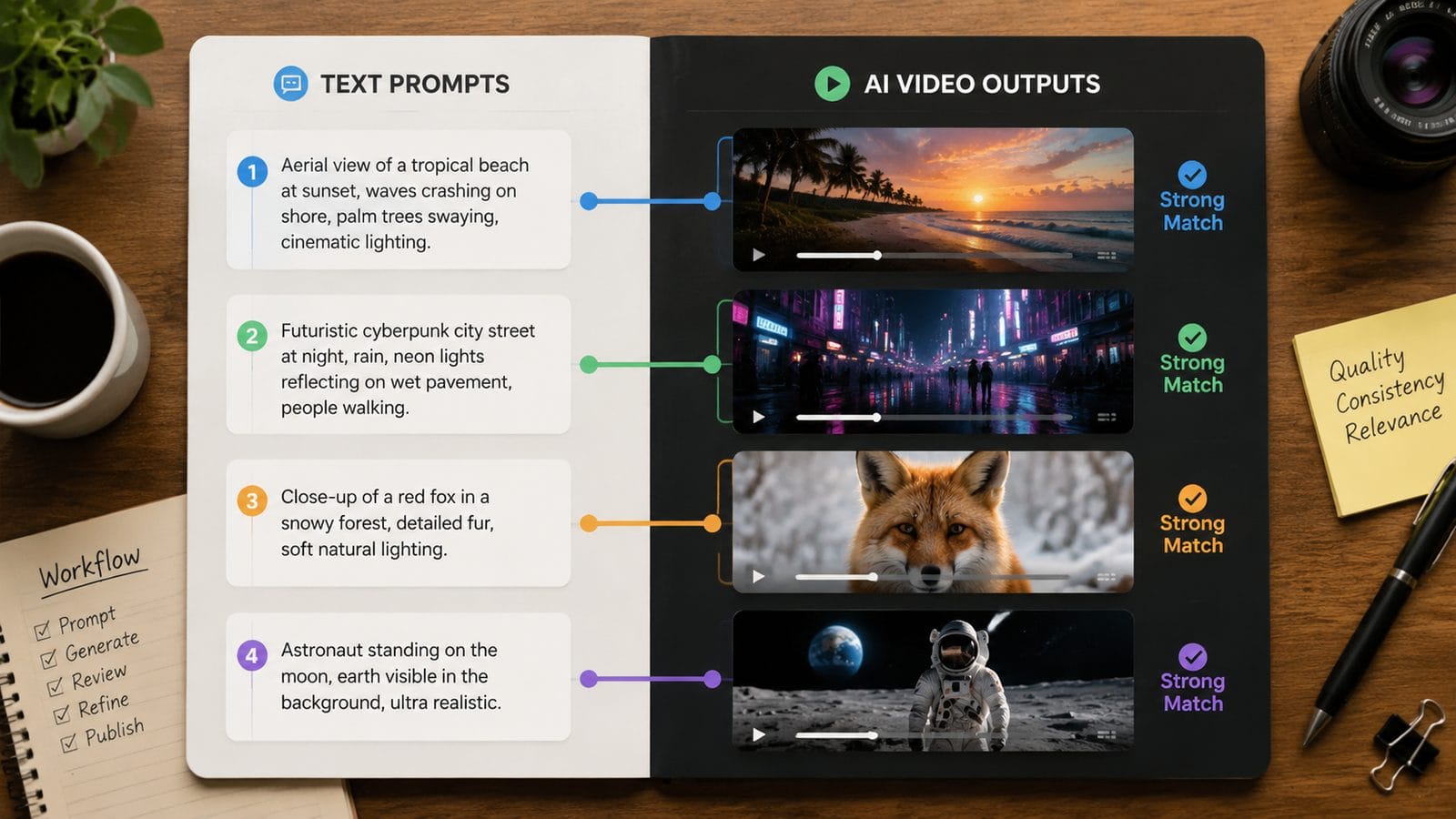 text to video prompt adherence guide workflow